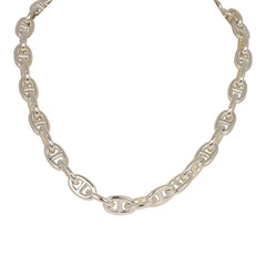 Hermes Chaine D'Ancre Necklace MM Sterling Silver