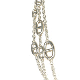 Hermes Farandole Rope Necklace 160cm Sterling Silver Hardware - Thumbnail View 2