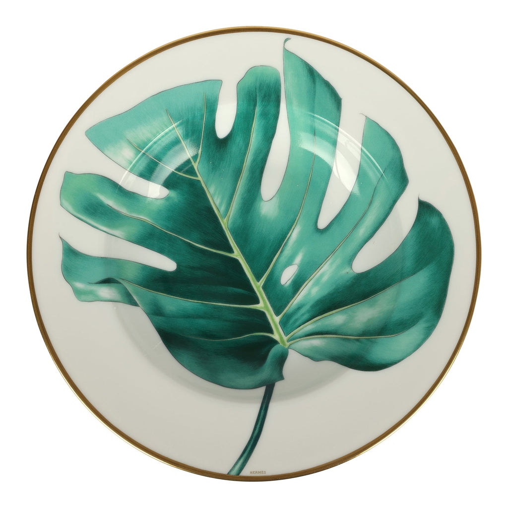 Hermes Passifolia Porcelain Soup Plate