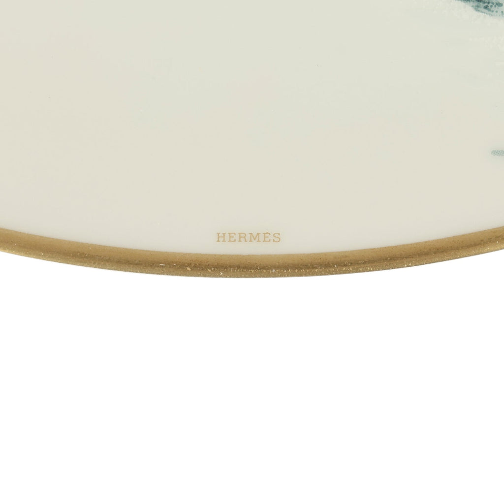 Hermes Carnets D’ Equateur Porcelain Dinner Plate
