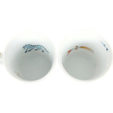 Hermes Epopee Set of 2 Mugs White Multicolor Porcelain