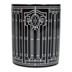 Hermes "H Deco" Black/White Porcelain Mug N°2