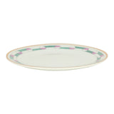 Hermes En Contrepoint White, Pink, Green Porcelain Bread and Butter Plate Set of 2 - Thumbnail View 3