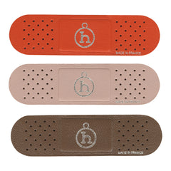 Hermes Band-Aid Cuivre, Etain, Gris Tourterelle Milo Lambskin