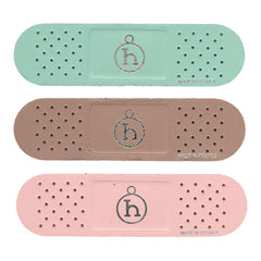 Hermes Band-Aid Rose Sakura, Bleu Atoll, Gris Tourterelle Milo Lambskin