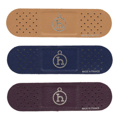 Hermes Band-Aid Raisin, Chai, Bleu Navy Milo Lambskin