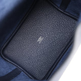 Hermes Picotin Lock 18 Bleu Nuit Clemence Palladium Hardware