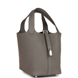 Hermes Picotin Lock 18 Gris Meyer Clemence Palladium Hardware