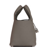 Hermes Picotin Lock 18 Gris Meyer Clemence Palladium Hardware