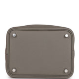 Hermes Picotin Lock 18 Gris Meyer Clemence Palladium Hardware