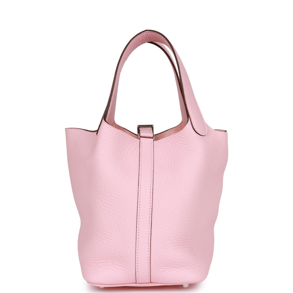 Hermès Picotin Lock 18 Rose Sakura Taurillon Clemence Palladium Hardwa –  Coco Approved Studio
