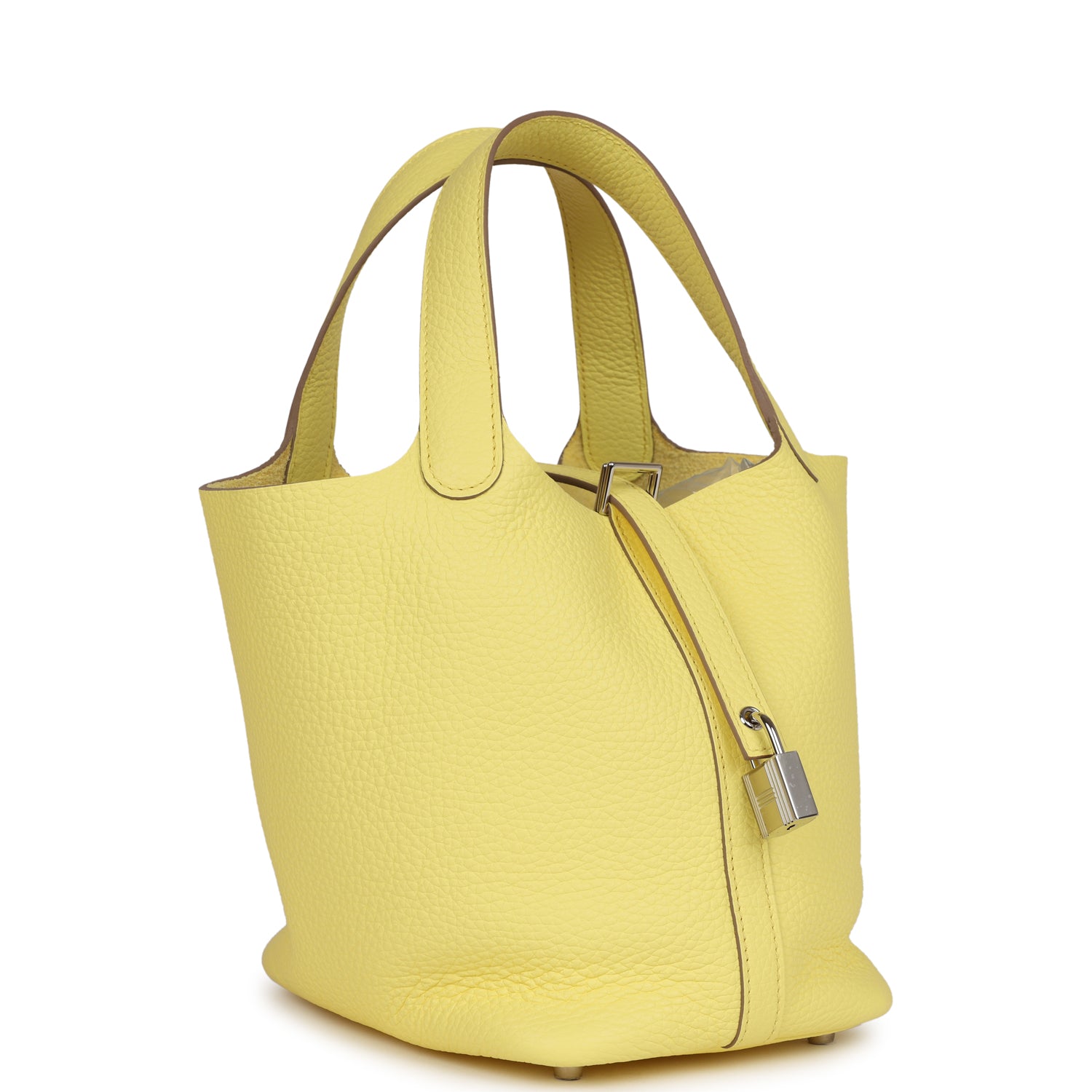 Hermes Picotin 18 Limoncello Clemence Palladium Hardware – Madison ...