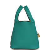 Hermes Picotin 18 Vert Veronese Clemence Gold Hardware