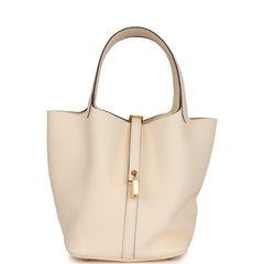 Hermes Picotin Lock 22 Nata Clemence Gold Hardware