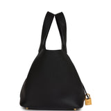 Hermes Picotin Lock 18 Black Clemence Gold Hardware