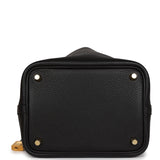 Hermes Picotin Lock 18 Black Clemence Gold Hardware