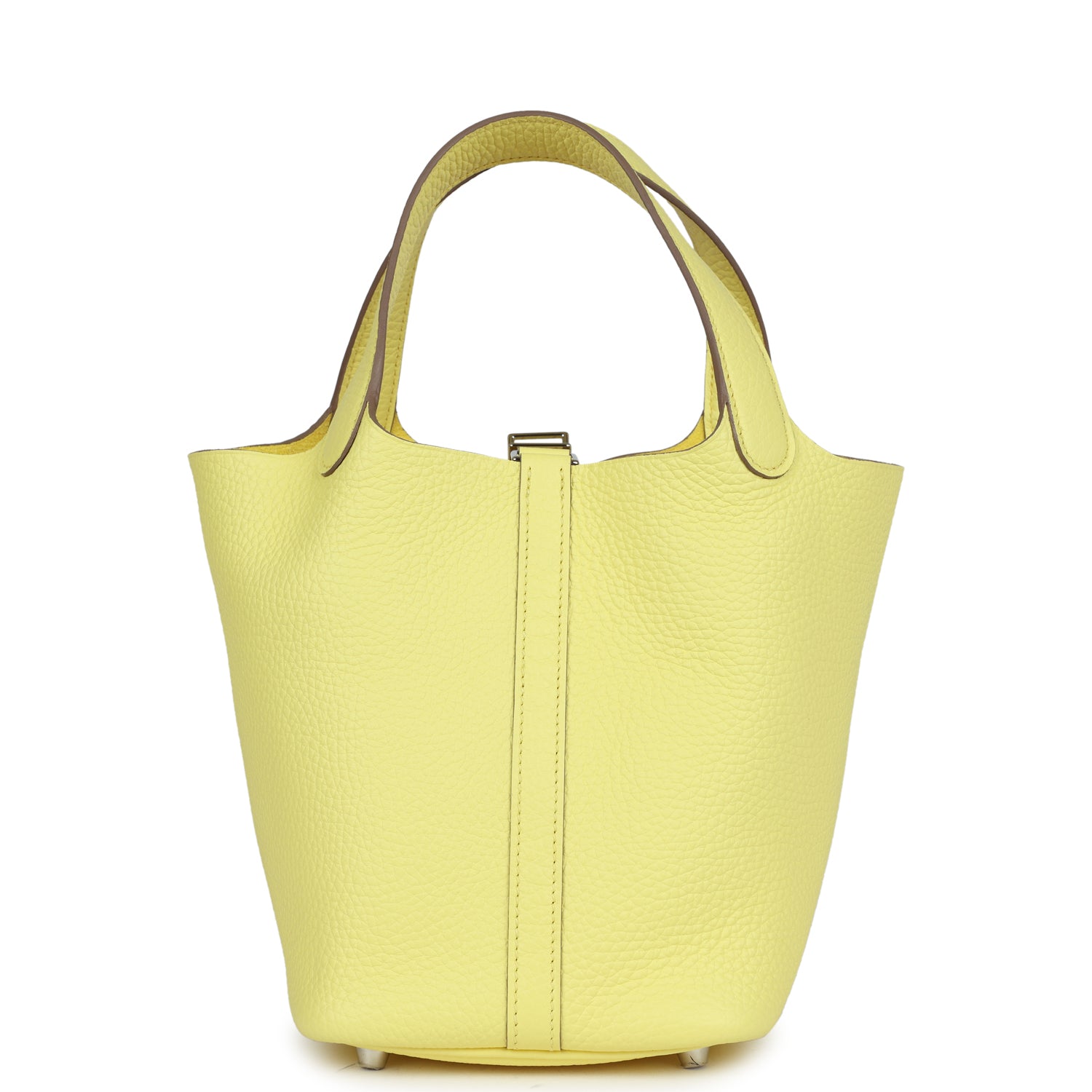 Hermes Picotin 18 Limoncello Clemence Palladium Hardware – Madison ...