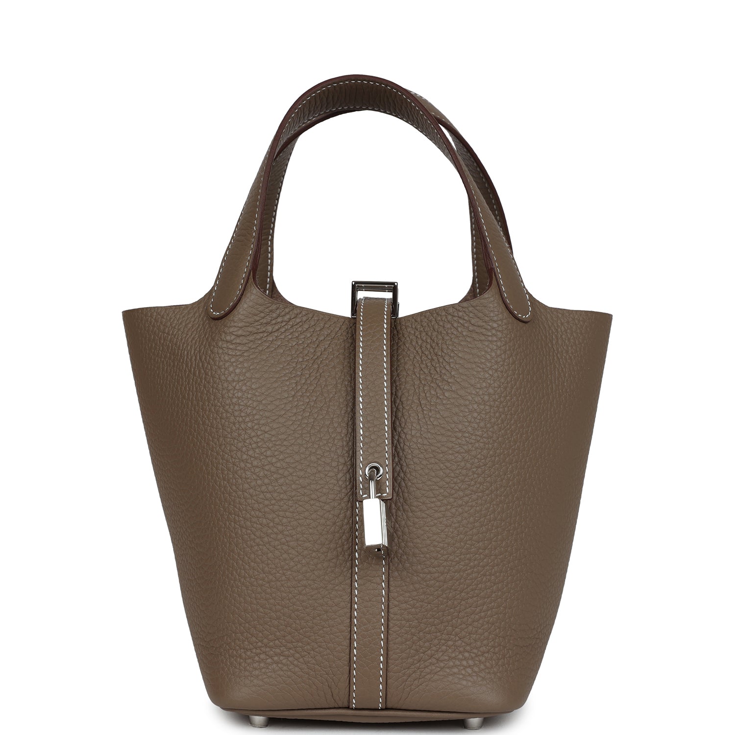Picotin Lock 18 Bag in Etoupe Clemence with Palladium Hardware main image 1