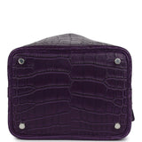 Hermes Picotin Lock 18 Amethyste Matte Alligator Palladium Hardware