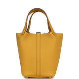 Hermes Picotin Lock 18 Jaune Ambre Clemence Gold Hardware