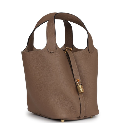 Hermes Picotin Lock 18 Beige De Weimar Maurice Gold Hardware