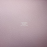 Hermes Picotin Lock 18 Mauve Pale Clemence Palladium Hardware