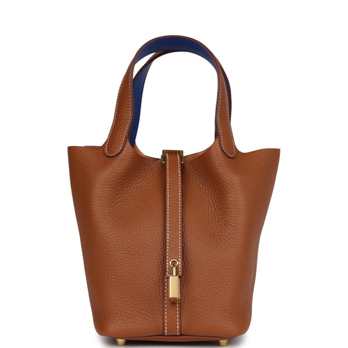 Hermes Picotin Lock 18 Eclat Gold Clemence Gold Hardware