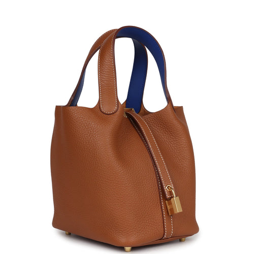 Hermes Picotin Lock 18 Eclat Gold Clemence Gold Hardware