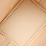 Hermes Picotin Cargo 18 Nata Swift and Toile Canvas Palladium Hardware