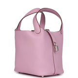 Hermes Picotin Lock 18 Mauve Sylvestre Clemence Palladium Hardware