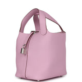 Hermes Picotin Lock 18 Mauve Sylvestre Clemence Palladium Hardware