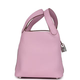 Hermes Picotin Lock 18 Mauve Sylvestre Clemence Palladium Hardware