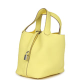 Hermes Picotin Lock 18 Limoncello Clemence Palladium Hardware