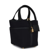 Hermes Picotin Cargo 18 Black Toile Goeland and Swift Gold Hardware