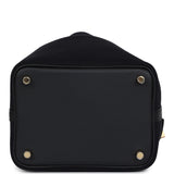 Hermes Picotin Cargo 18 Black Toile Goeland and Swift Gold Hardware