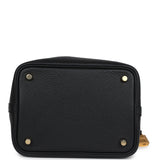 Hermes Picotin Lock 18 Black Clemence Gold Hardware