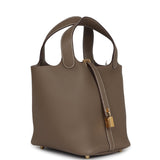 Hermes Picotin Lock 18 Etoupe Clemence Gold Hardware