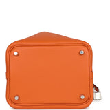 Hermes Picotin Lock 18 Orange Clemence Palladium Hardware