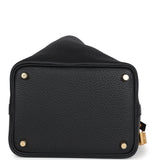 Hermes Picotin Lock 18 Black Clemence Gold Hardware