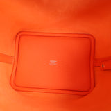 Hermes Eclat Picotin Lock 18 Orange Minium Clemence Palladium Hardware