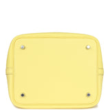 Hermes Picotin Lock 22 Limoncello Clemence Palladium Hardware