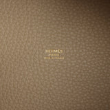 Hermes Picotin Lock 18 Beige Marfa Clemence Gold Hardware