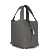 Hermes Picotin Lock 18 Gris Meyer Clemence Palladium Hardware