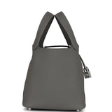 Hermes Picotin Lock 18 Gris Meyer Clemence Palladium Hardware