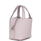 Hermes Picotin Lock 18 Mauve Pale Clemence Palladium Hardware