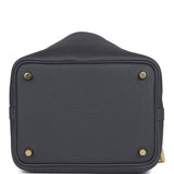 Hermes Picotin Lock 18 Ardoise Clemence Permabrass Hardware