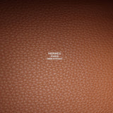 Hermes Picotin Lock 22 Gold Clemence Palladium Hardware - Thumbnail View 8