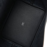 Hermes Picotin Lock 22 Black Clemence Palladium Hardware