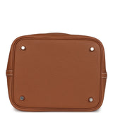Hermes Picotin Lock 22 Gold Clemence Palladium Hardware - Thumbnail View 6