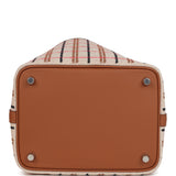 Hermes Picotin Lock 18 Gold, Ecru-Beige, Rose Pop, Black Toile H and Fauve Swift and Toile H Palladium Hardware